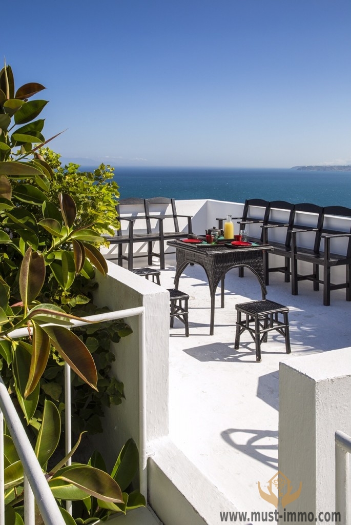 Location haut de gamme à Tanger face à la mer avec terrasses