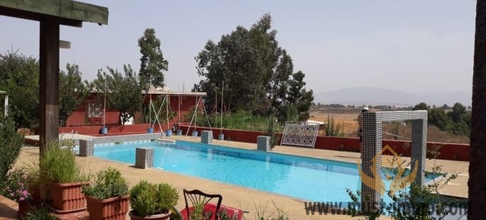 Charming farm – fully titled with two hectares and swimming pool in the area of Asilah