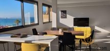 Tanger : Appartement meublé haut standing à louer vue Mer
