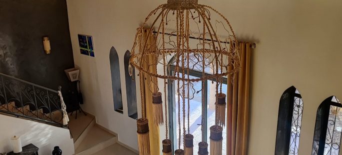 À Vendre – Villa avec Vue Montagne, Jardin et Piscine, Taroudant