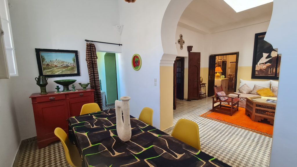 Riad a vendre à Marchan, patio lumineux et terrasse vue mer, Tanger