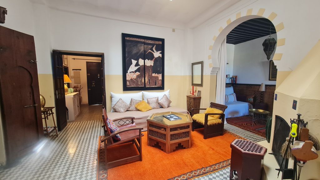 Riad a vendre à Marchan, patio lumineux et terrasse vue mer, Tanger