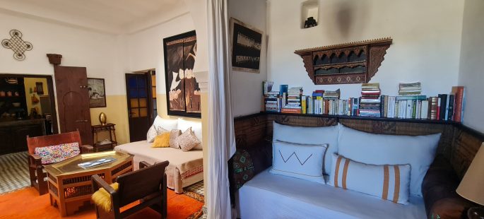 Riad a vendre à Marchan, patio lumineux et terrasse vue mer, Tanger